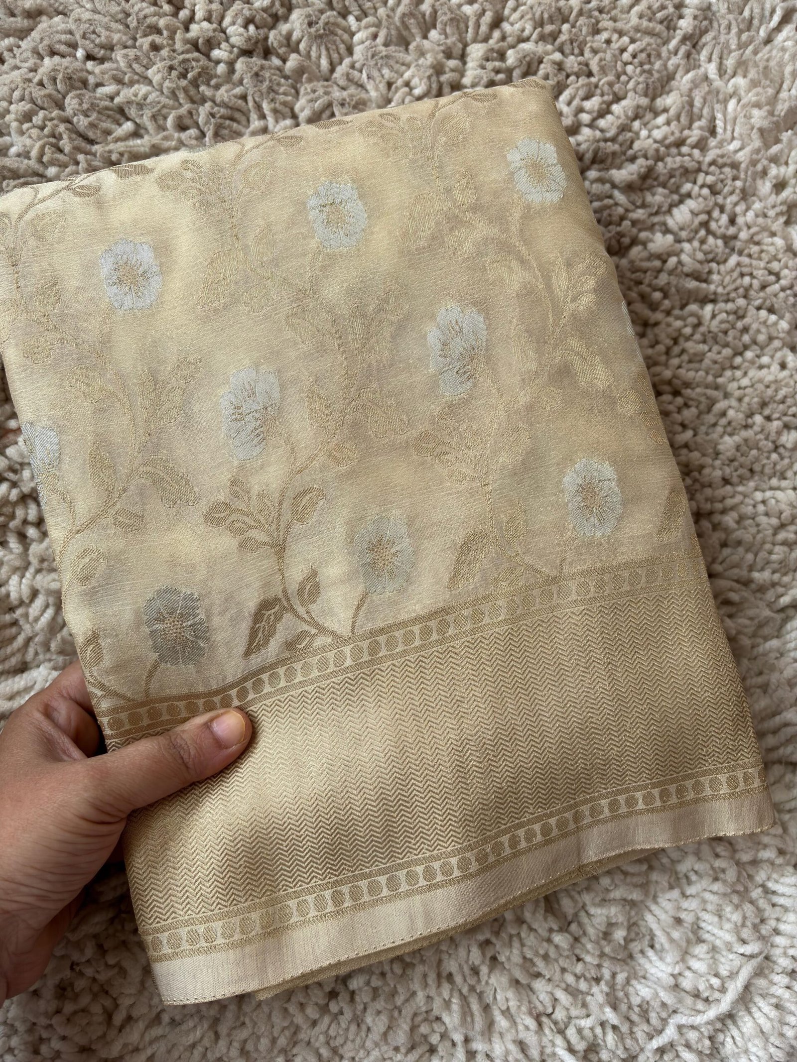 Georgette Jaal Crush Saree