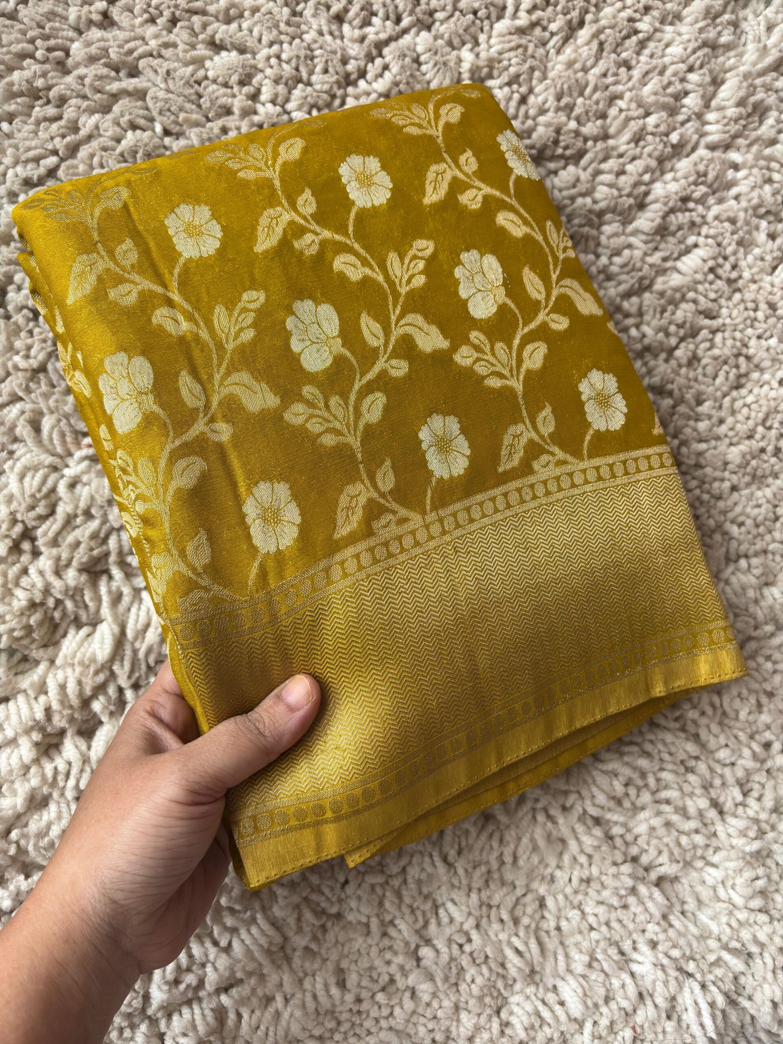Georgette Jaal Crush Saree