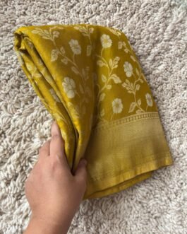 Georgette Jaal Crush Saree