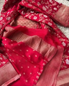 Georgette Jaal Crush Saree