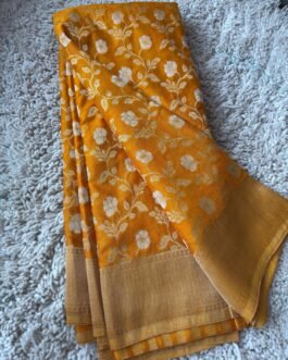 Georgette Jaal Crush Saree