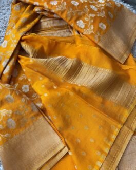 Georgette Jaal Crush Saree