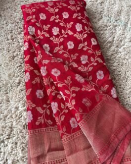 Georgette Jaal Crush Saree