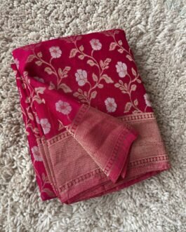 Georgette Jaal Crush Saree