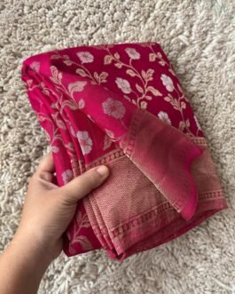 Georgette Jaal Crush Saree
