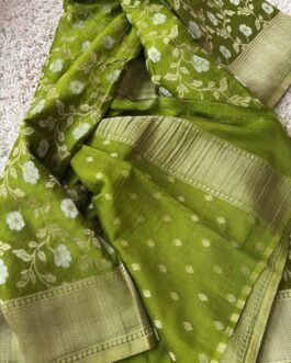 Georgette Jaal Crush Saree