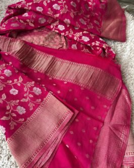 Georgette Jaal Crush Saree