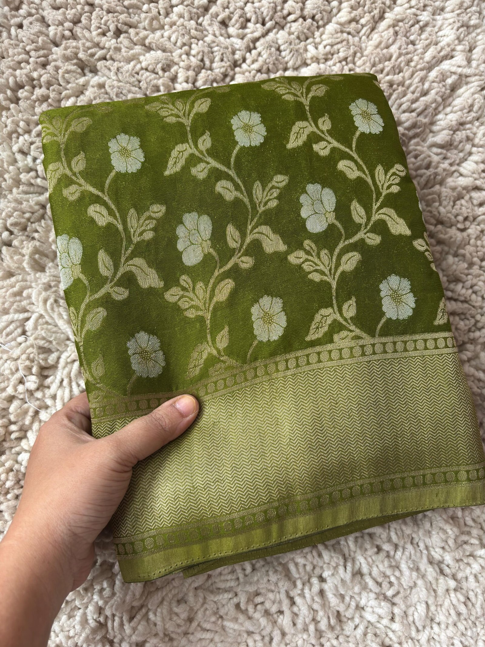 Georgette Jaal Crush Saree