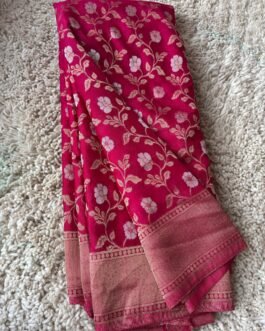 Georgette Jaal Crush Saree