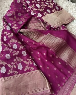 Georgette Jaal Crush Saree