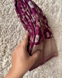 Georgette Jaal Crush Saree