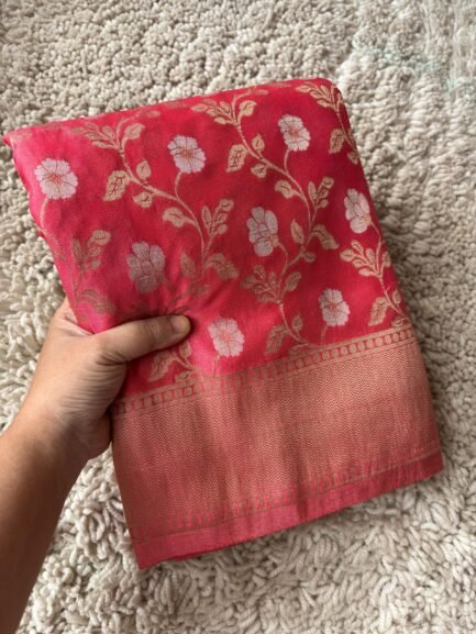 Georgette Jaal Crush Saree