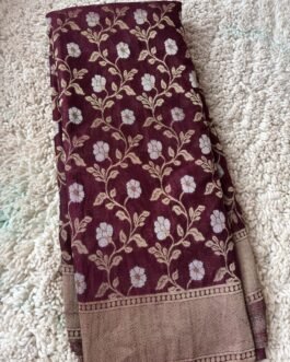 Georgette Jaal Crush Saree