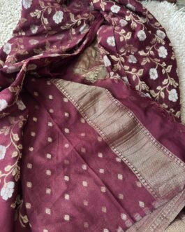 Georgette Jaal Crush Saree
