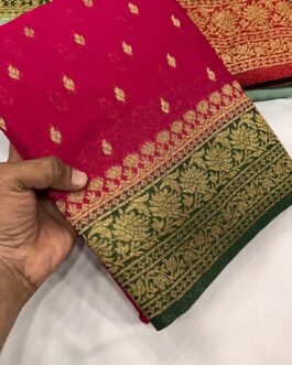 Khadi Georgette Sarees