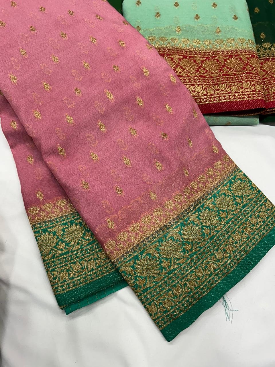 Khadi Georgette Sarees