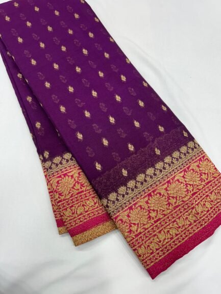 Khadi Georgette Sarees