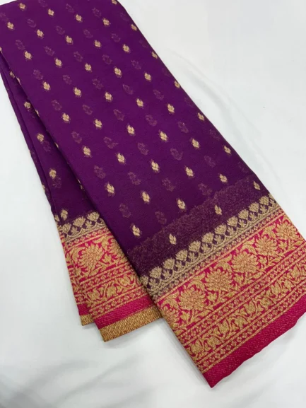 Khadi Georgette Sarees