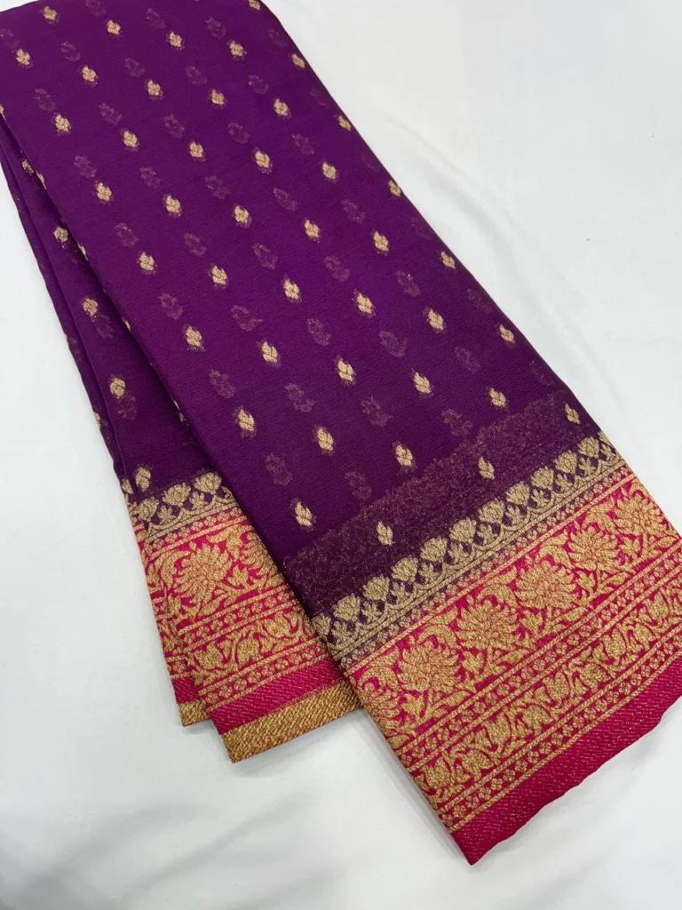 Khadi Georgette Sarees