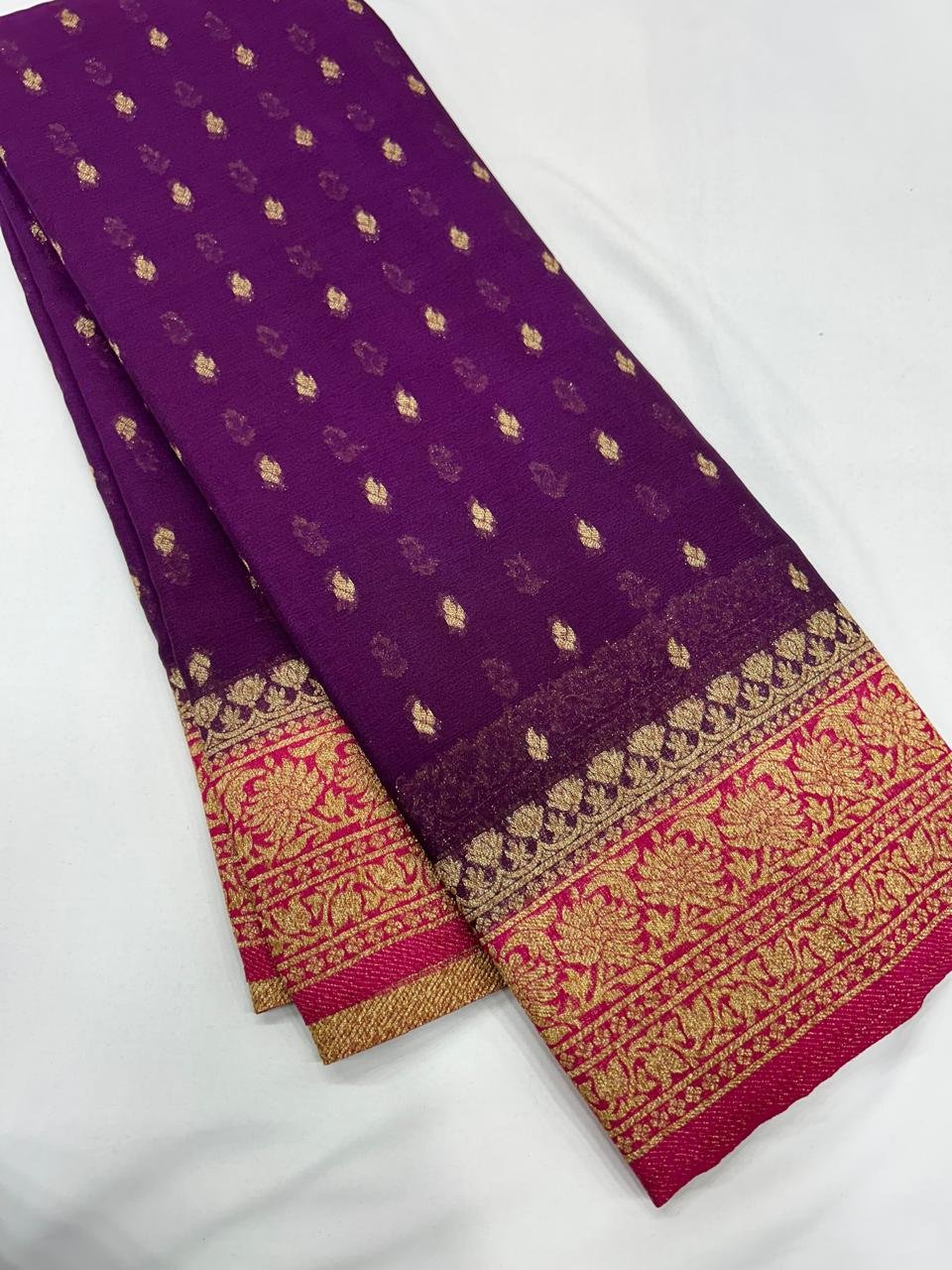 Khadi Georgette Sarees