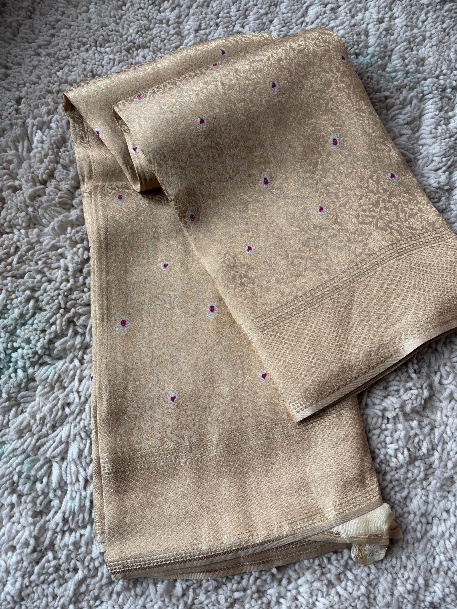 Pure Brocade Crape Silk Sarees