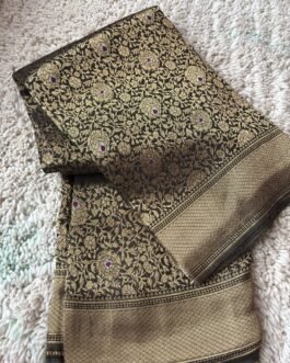 Pure Brocade Crape Silk Sarees