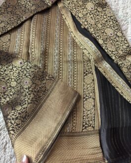 Pure Brocade Crape Silk Sarees