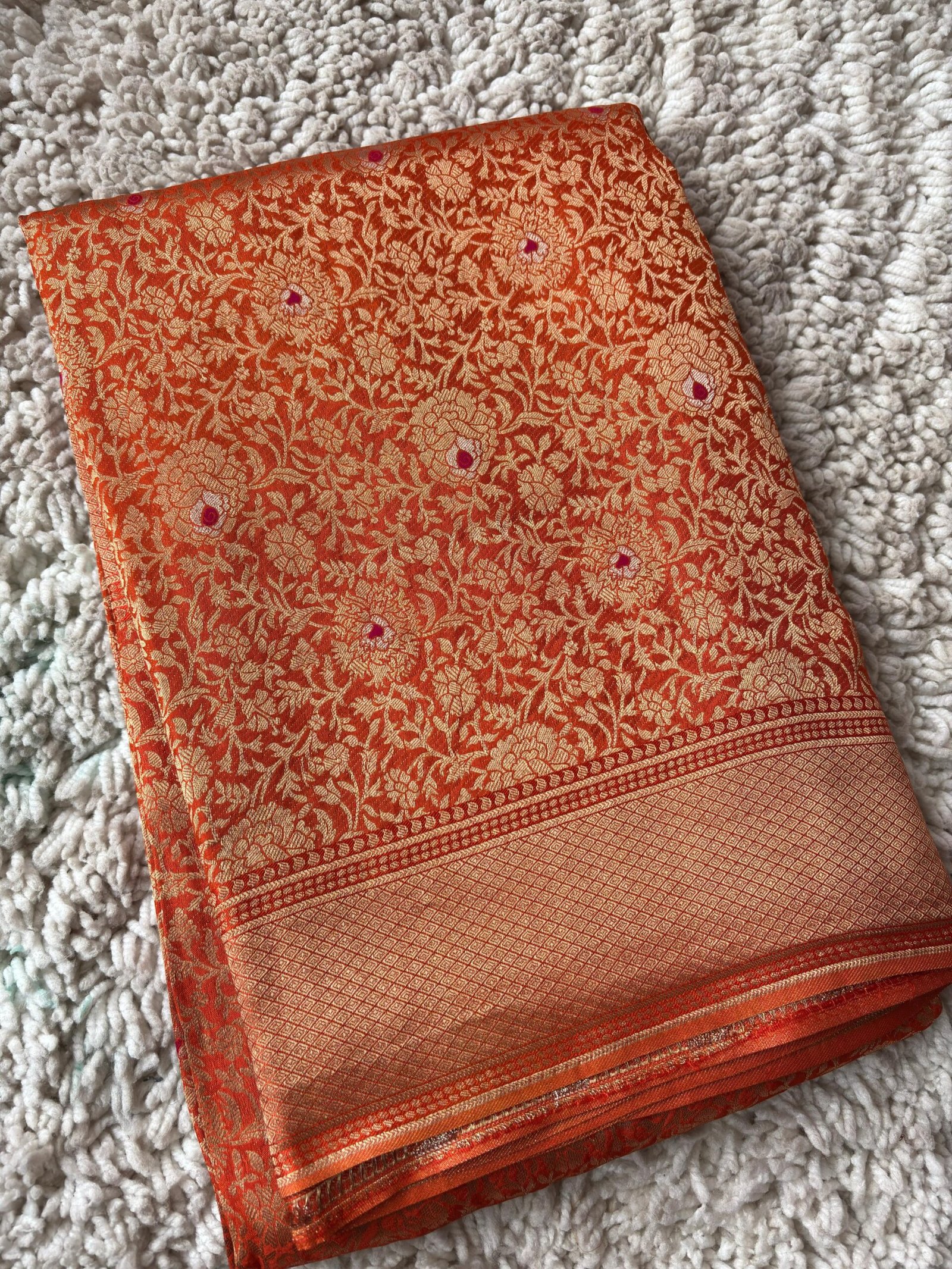 Pure Brocade Crape Silk Sarees