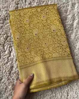 Pure Brocade Crape Silk Sarees