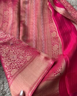 Pure Brocade Crape Silk Sarees
