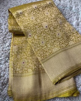 Pure Brocade Crape Silk Sarees