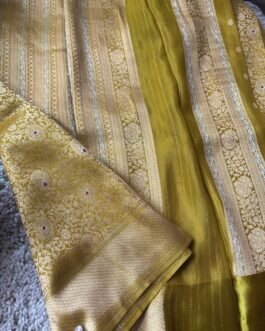 Pure Brocade Crape Silk Sarees