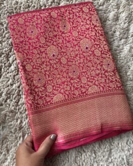 Pure Brocade Crape Silk Sarees