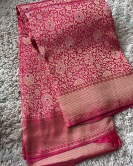 Pure Brocade Crape Silk Sarees