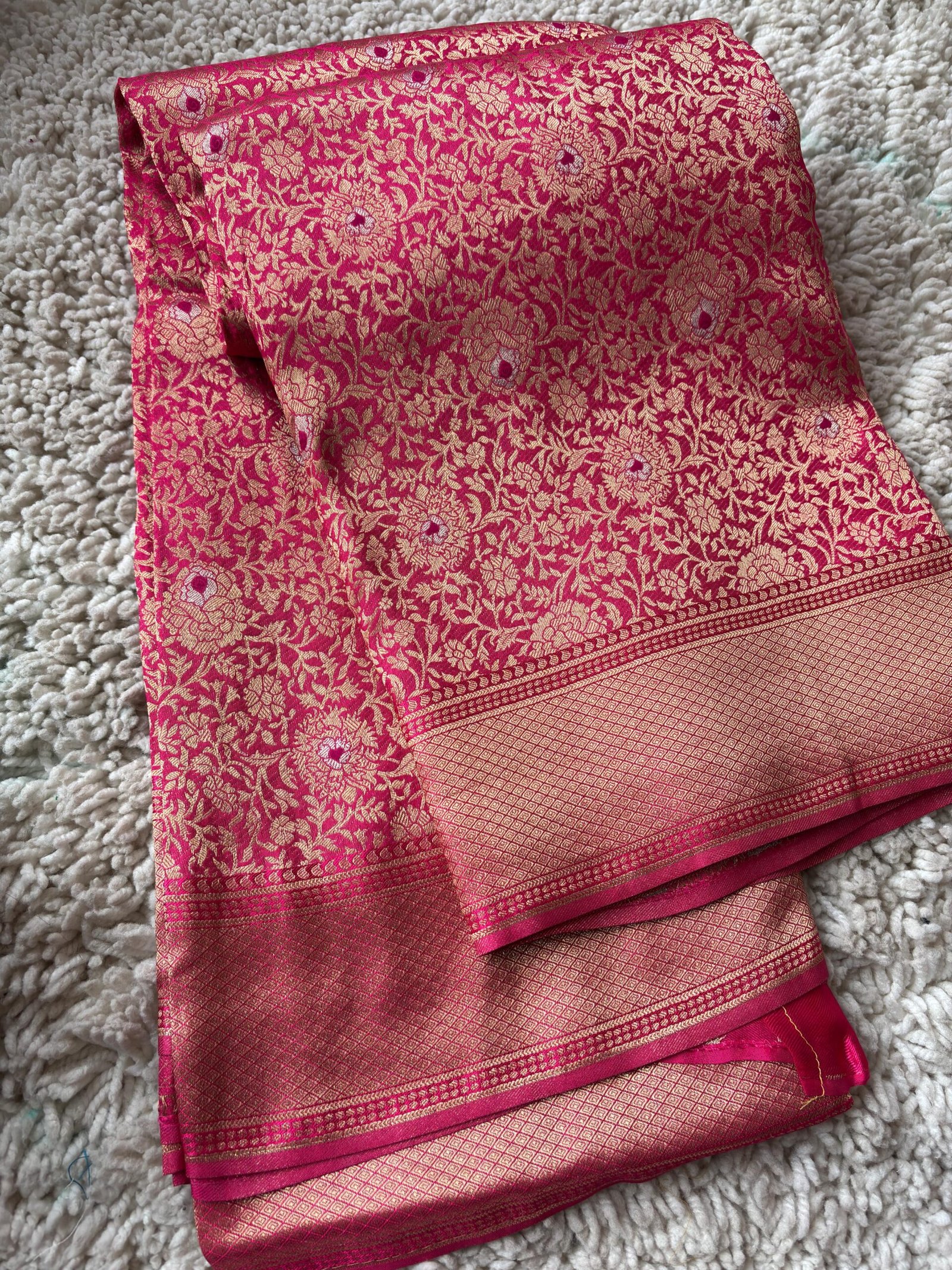 Pure Brocade Crape Silk Sarees