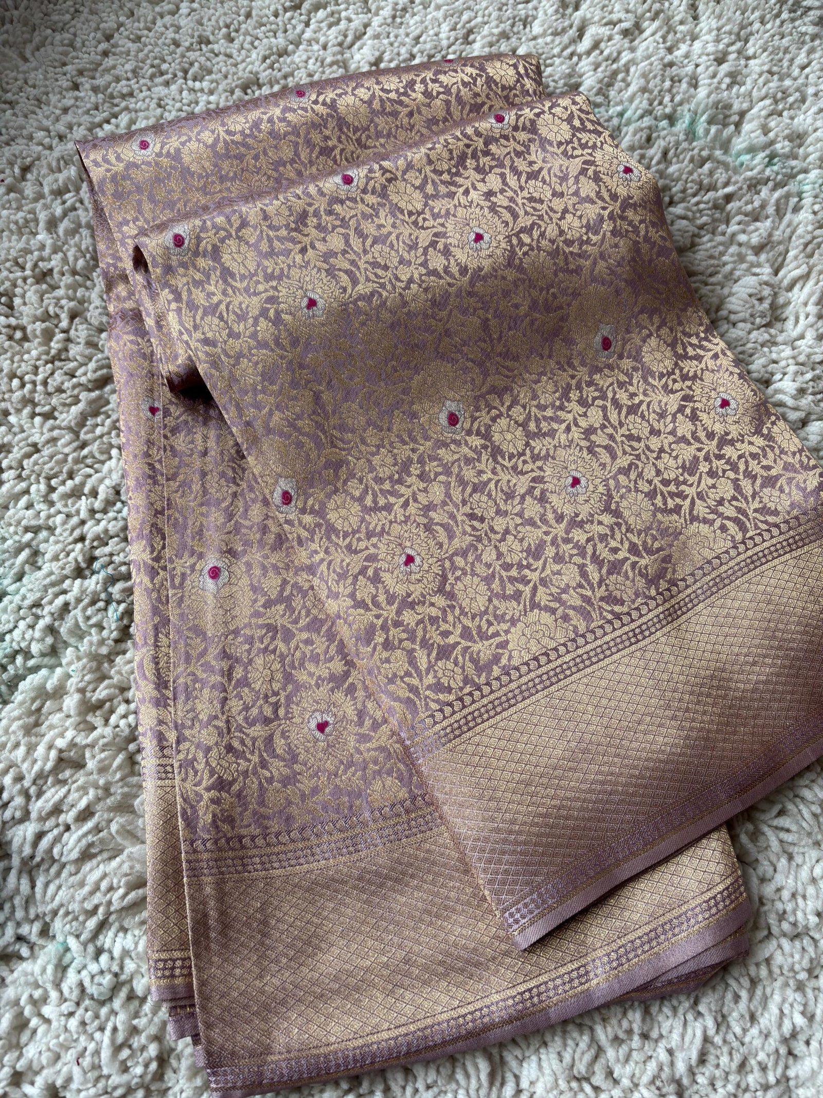 Pure Brocade Crape Silk Sarees