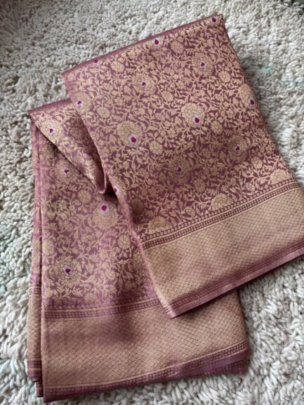 Pure Brocade Crape Silk Sarees