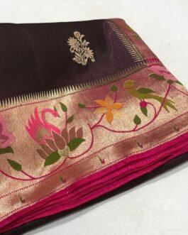 Premium Paithani Soft Silk Sarees