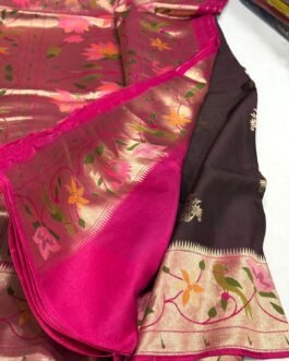 Premium Paithani Soft Silk Sarees