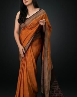 Premium Banaras Crepe Silk Saree