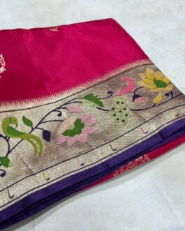 Premium Paithani Soft Silk Sarees
