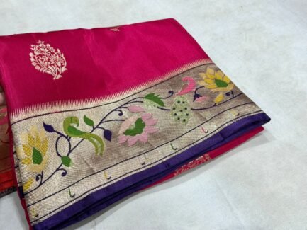 Premium Paithani Soft Silk Sarees