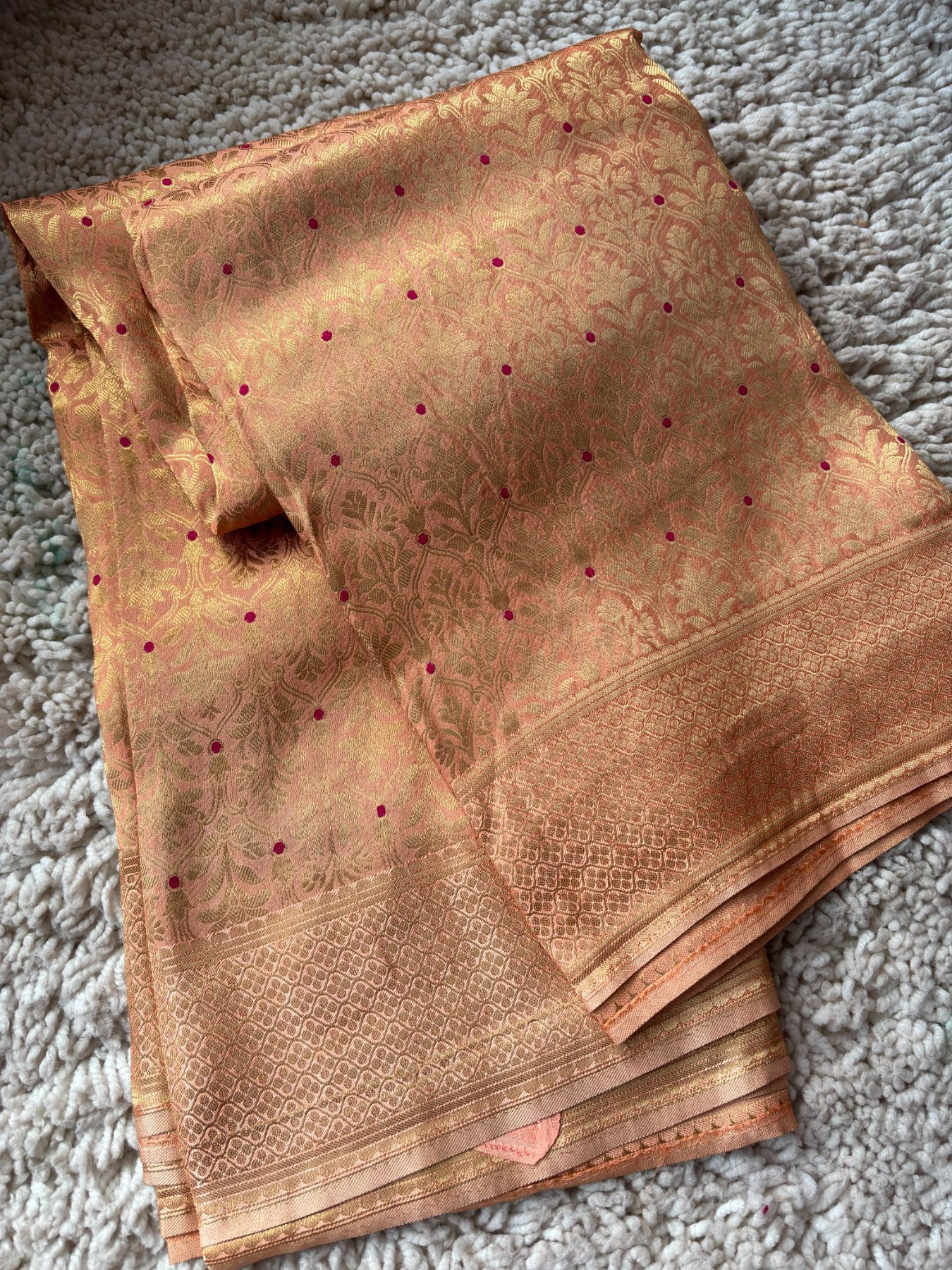 Pure Brocade Crape Silk Saree