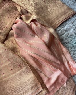 Pure Brocade Crape Silk Saree