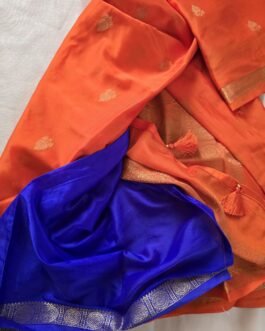 Semi Mysore Crepe Silk saree