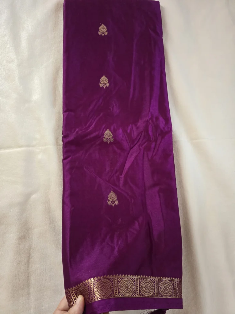 Semi Mysore Crepe Silk saree