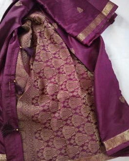 Semi Mysore Crepe Silk saree