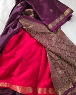 Semi Mysore Crepe Silk saree
