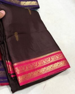 Pure Chinnon Crape Silk Sarees