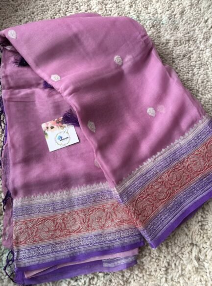 Pure Banaras Chiffon Sarees